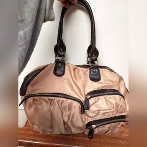 Vintage* Avon 80s Light Caramel/Tan Nylon Handbag
